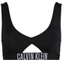 Calvin Klein Haut de Bikini Brassière Femme Ajouré, Noir (Pvh Black), M