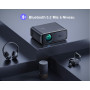【Auto Focus/Keystone】 Vidéoprojecteur 4K WiFi Bluetooth 35000 Lumens Full HD 1080P, WiMiUS Projecteur 4K Supporté Zoom 50% Vidéo