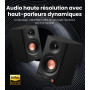 Edifier MR3 - Haut Parleurs de Studio Compacts 2.0, Hi-Res Audio, Bluetooth V5.4, Contrôles physiques, RCA, AUX, Application Mob