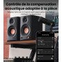 Edifier MR3 - Haut Parleurs de Studio Compacts 2.0, Hi-Res Audio, Bluetooth V5.4, Contrôles physiques, RCA, AUX, Application Mob