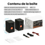 Edifier MR3 - Haut Parleurs de Studio Compacts 2.0, Hi-Res Audio, Bluetooth V5.4, Contrôles physiques, RCA, AUX, Application Mob