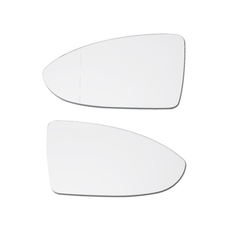 JNNJ MK7 Rétroviseur Latéral En Verre, Rétroviseur Automobile Remplacement De Glace De Miroir Aile, Rétroviseur Latéral De Rempl