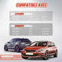 Convitex Glace Rétroviseur Gauche pour CITROEN C3 III ab 16, PEU|GEOT 2008 I (13-19), 208 (12-19), 308 II (13-21) Verre Rétrovis
