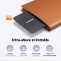 UGREEN FineTrack Slim Smart Finder Tag Traqueur Bluetooth Wallet Tracker Localisateur Objets Ultra Fin 1.7mm Étanche IP68 Compat
