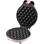 Bestron Gaufrier à bubble, gaufres pour gaufres à bulles à remplir de glace, de chocolat ou de fruits, avec feu de signalisation