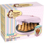 Bestron Gaufrier à bubble, gaufres pour gaufres à bulles à remplir de glace, de chocolat ou de fruits, avec feu de signalisation