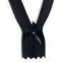 MARARDI [Pack 10] Fermetures Éclair à Glissière Invisibles [Blanc et Noir] Nylon [60 cm] Couture de Vêtements Sacs Ruban Tissu e