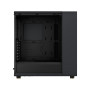 Fractal Design North Charcoal Black Tempered Glass Dark - Façade en Bois de Noyer – Panneau latéral en Verre – Deux Ventilateurs