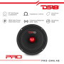DS18 Pro-GM6.4B Haut-Parleur de Milieu de Gamme de 16,5 cm en Aluminium Rouge, 480 W Max, 4 Ohms, Kapton VC Haut-parleurs de Por