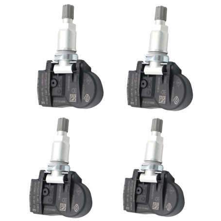Baceyong 4 capteurs de pression des pneus, 407000435R Compatible avec Renault Fluence Gran Laguna Megane 433 MHz