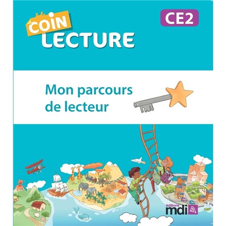Coin lecture CE2 Mon parcours de lecteur - Cahier élève - 20 exemplaires