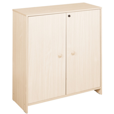 Grand meuble à portes - bouleau
