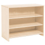 Meuble moyen à étagères - bouleau