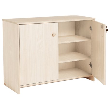 Meuble moyen à portes - bouleau