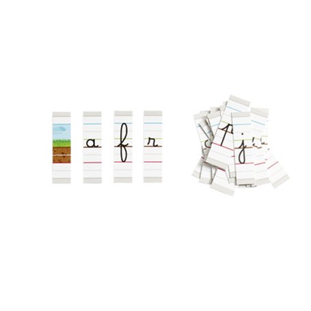 Pttes lettres cursiv lign magn