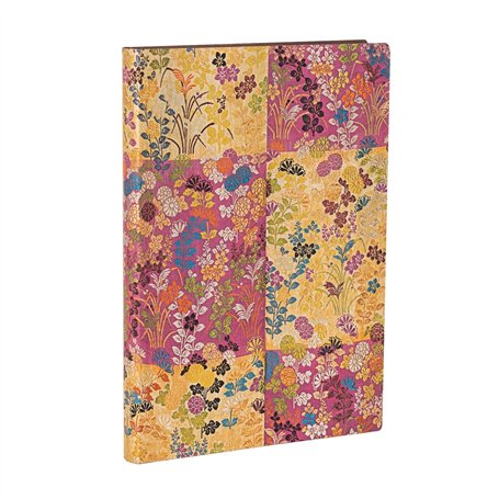 Carnet Flexis Kara-ori Rose Kimono Japonais Midi N.L. 176PG