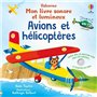 Avions et hélicoptères - Mon livre sonore et lumineux - Dès 1 an