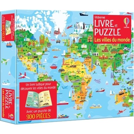 Les villes du monde - Coffret livre et puzzle