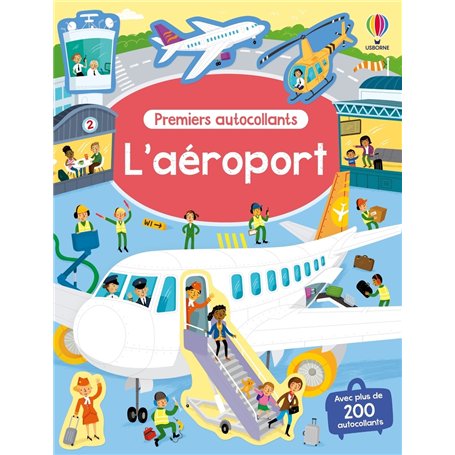 L'aéroport - Autocollants Usborne - Dès 3 ans