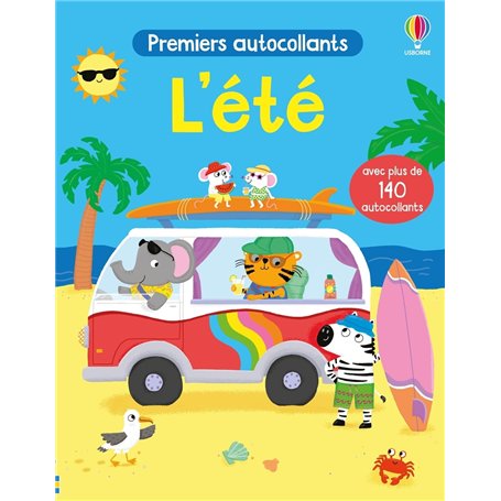 L'été - Premiers autocollants - Dès 3 ans