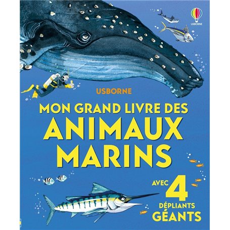Mon grand livre des animaux marins - Dès 4 ans