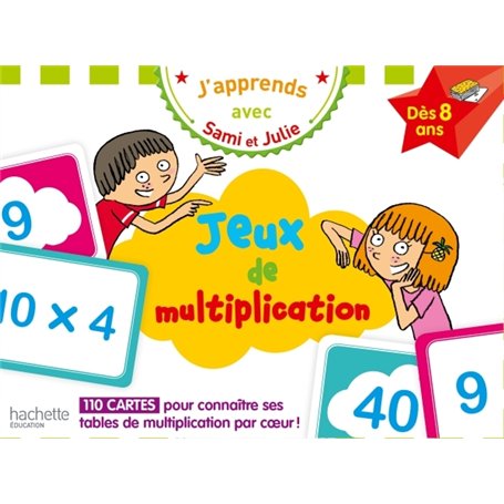 J'apprends avec Sami et Julie : Jeux de multiplication Dès 8 ans 8,76 €