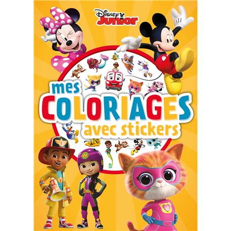 DISNEY JUNIOR - Mes Coloriages avec stickers