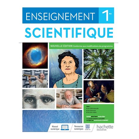 Enseignement scientifique 1re - Livre élève - Ed. 2024