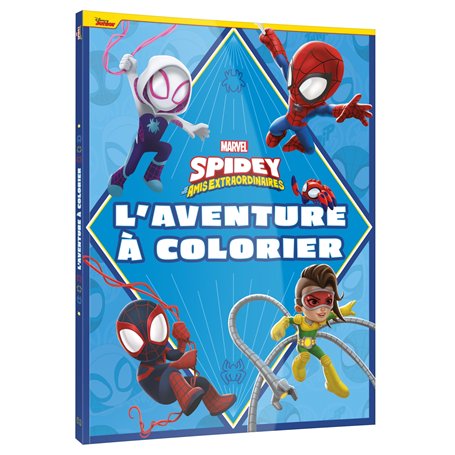 SPIDEY ET SES AMIS EXTRAORDINAIRES - Coloriage Géant - L'aventure à colorier - MARVEL