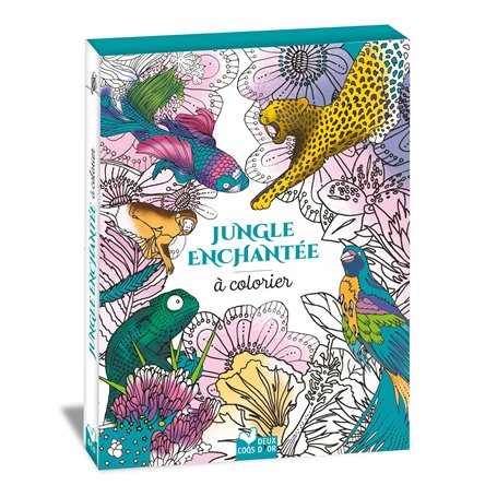 Jungle enchantée à colorier