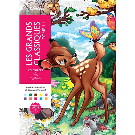 Coloriages mystères Disney - Les Grands classiques Tome 11