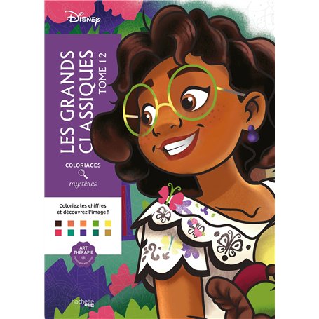 Coloriages mystères Disney -  Les Grands classiques Tome 12