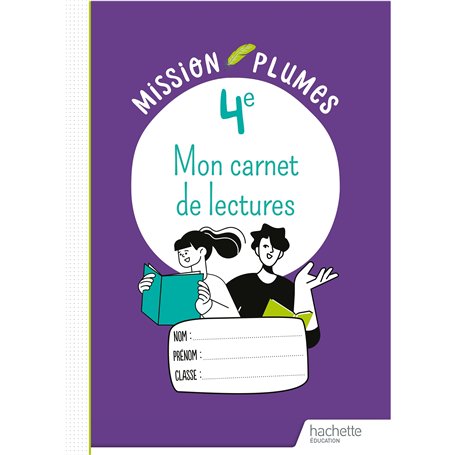 Mon Carnet de lectures 4e - Cahier élève - Ed. 2024