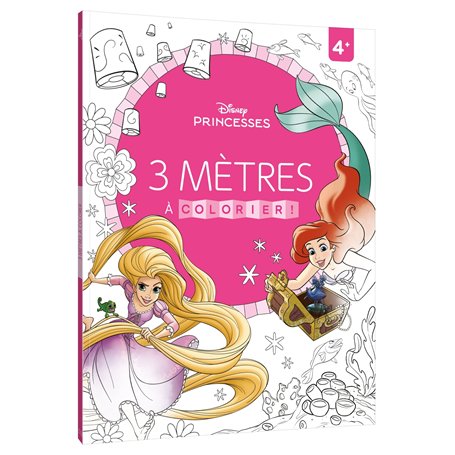 DISNEY PRINCESSES - 3 mètres à colorier - Frise à déplier (4+)