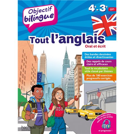 Objectif bilingue Tout l'anglais 4e et 3e
