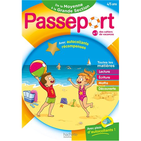 Passeport Maternelle - De la Moyenne Section à la Grande Section (4-5 ans) - Cahier de vacances 2025