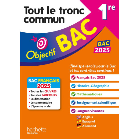 Objectif BAC 2026 1re Tout le tronc commun