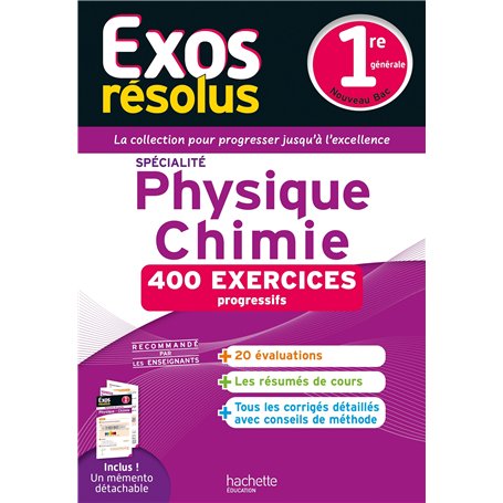 Exos résolus spécialité Physique-Chimie 1re