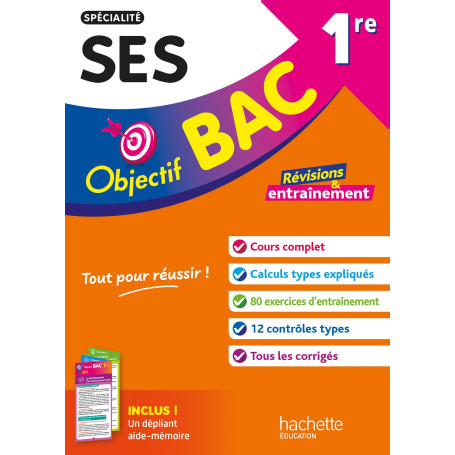 Objectif BAC 1re spécialité SES BAC 2026