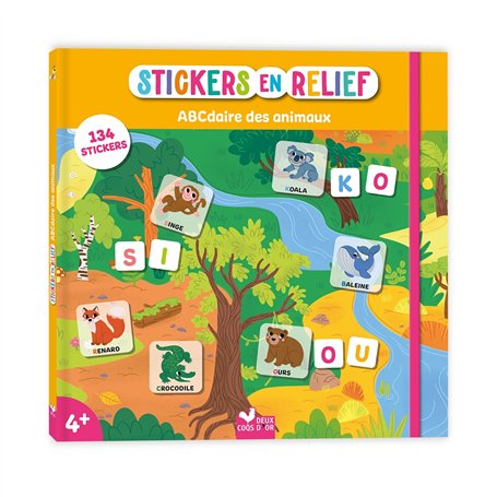 Stickers épais Mon premier ABCdaire animaux
