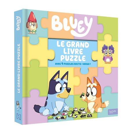 Bluey - Le grand livre puzzle
