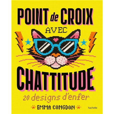 Point de croix avec chattitude