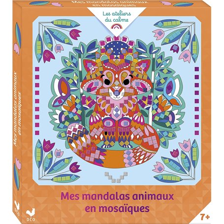 Mes mandalas animaux en mosaïques  - boîte créative