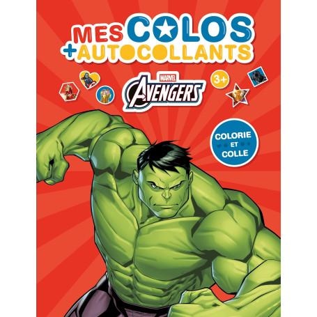 AVENGERS  - Mes colos + autocollants - MARVEL