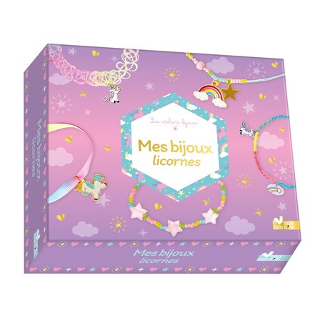 Mes bijoux licornes - coffret avec accessoires