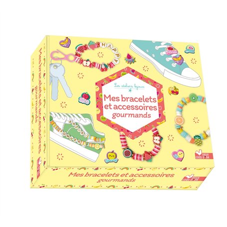 Mes bracelets et accessoires gourmands - coffret avec accessoires