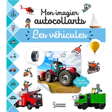 Mon imagier autocollants - Les véhicules 5,82 €