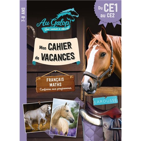 Cahier de vacances AU GALOP du CE1 au CE2