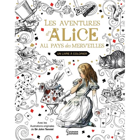 Alice au pays des merveilles - Un livre à colorier