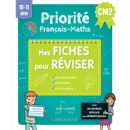 Priorité Français Maths - Mes Fiches pour réviser - CM2